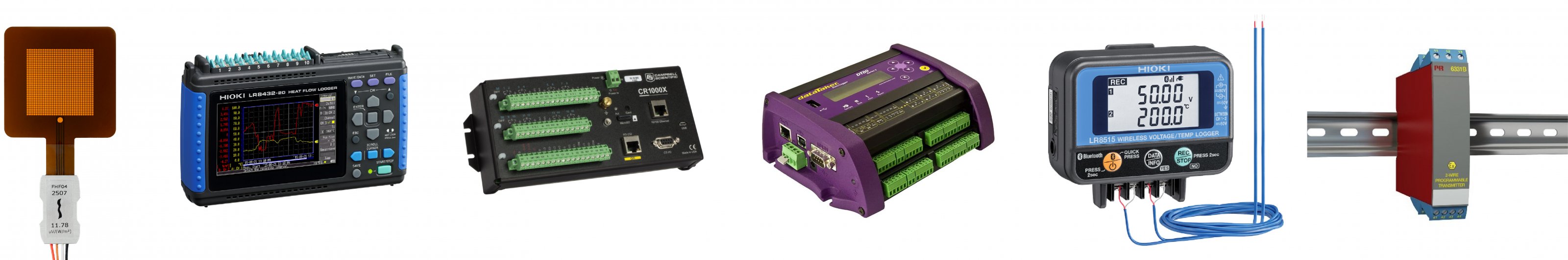 overview of amplifiers and loggers