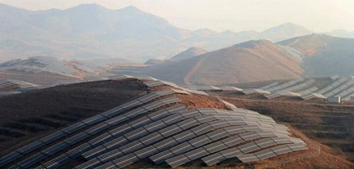 China solar park