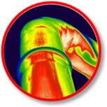 Location heat flux measurement