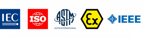 Our instruments comply with the latest applicable standards