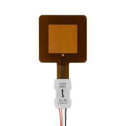 FHF04 foil heat flux sensor with thermal spreaders, flexible, for general-purpose heat flux measurement