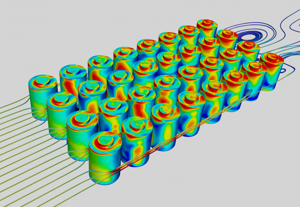 CFD heat flux thermal simulation