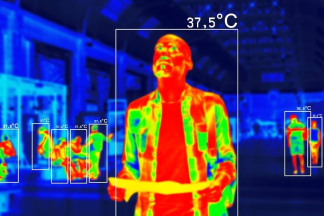 Thermal image infrared radiation