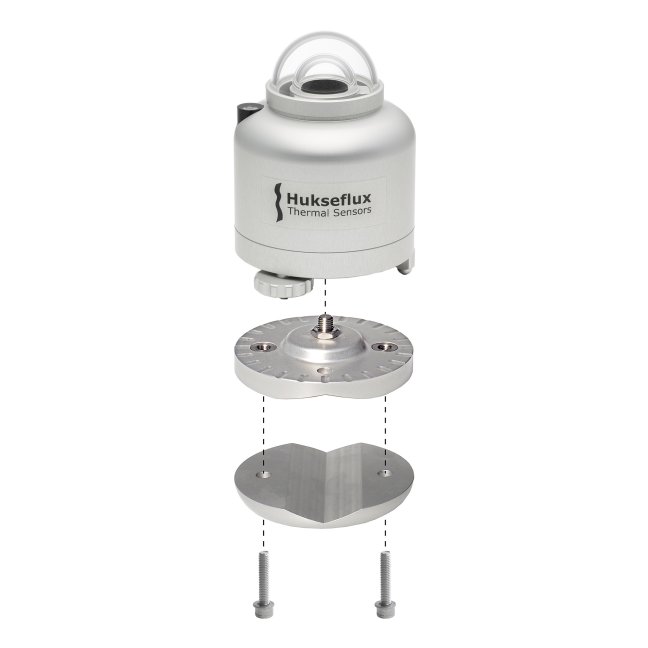 SR30 pyranometer with tube levelling mount for easy installation