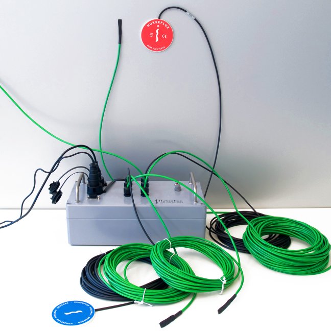 measuring thermal resistance, R, thermal conductance, the Λ-value, and thermal transmittance, the U-value, of building envelopes